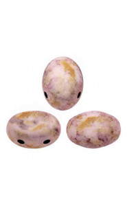 Samos par Puca® beads Opaque mix rose gold ceramic look 03000/15695